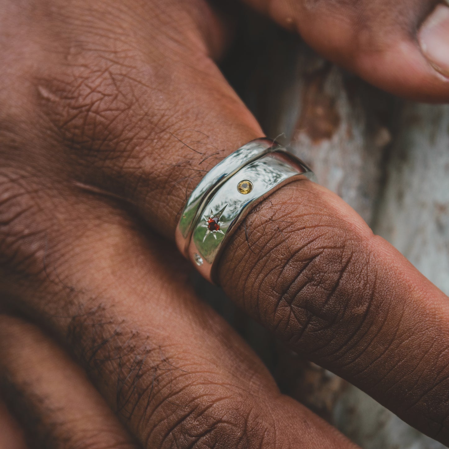 Together Rings. Stacker rings. Diamond rings. Mens ring.